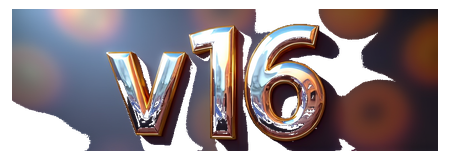 v 16 logo